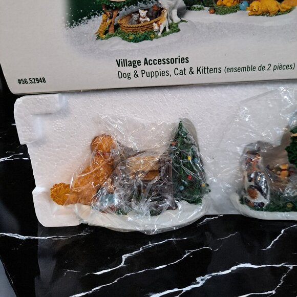 Dogs and Puppies Cats and Kittens Adorable Village Accessories Department 56 NOB - Picture 8 of 13